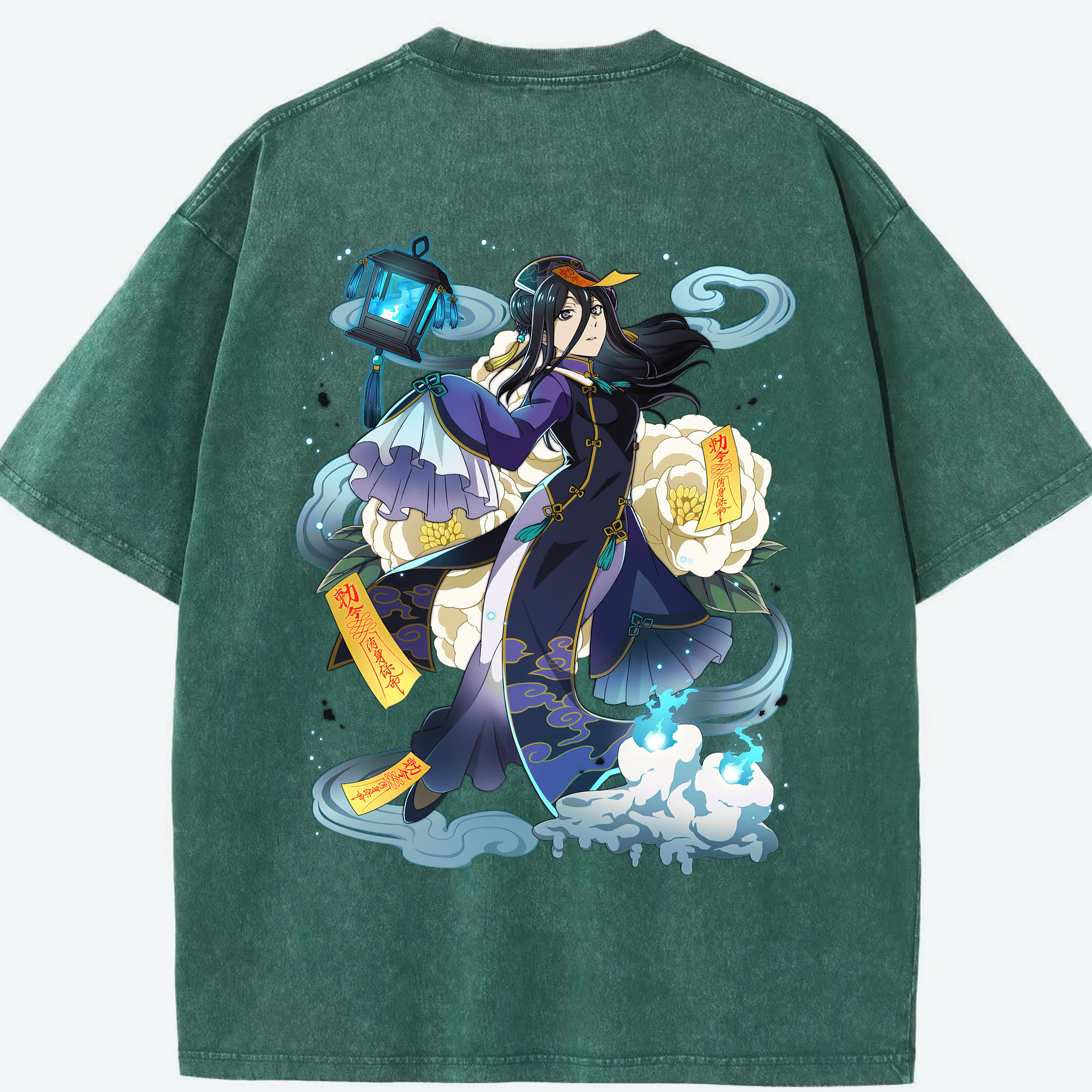 （画像用） 文豪ストレイドッグス Bungo Stray Dogs 綿100% ヴィンテージ風 半袖Tシャツ（背面プリント）